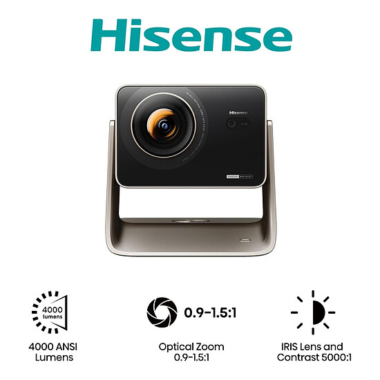 Vidéoprojecteur Hisense C3 Ultra - DLP Triple Laser RGB UHD 4K - 4000 Lumens - Autre vue
