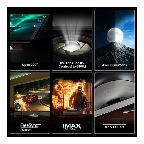 Vidéoprojecteur Hisense PX4 Pro -  DLP Laser UHD 4K - 3500 Lumens - Autre vue