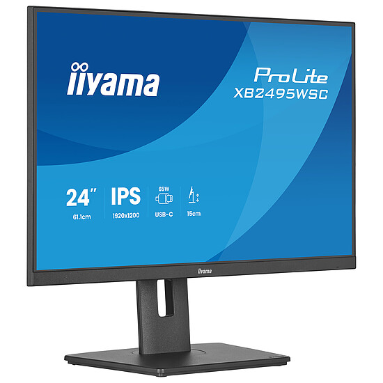 Écran PC iiyama 24" LED - ProLite XB2495WSC-B1 - Autre vue