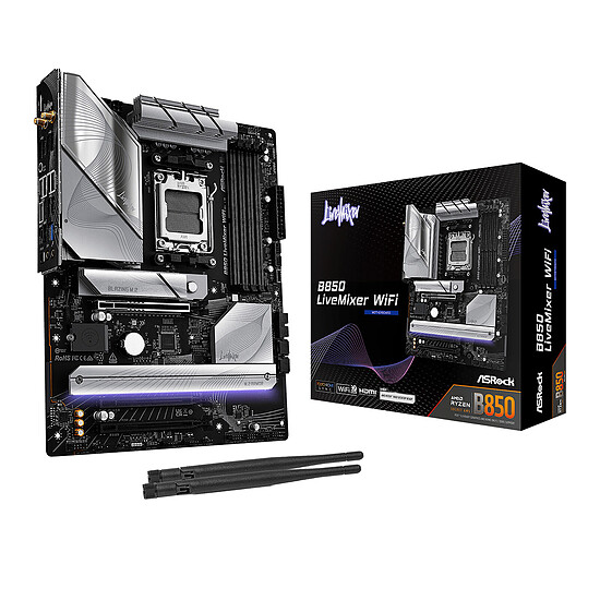 Carte mère ASRock B850 LiveMixer WiFi - Autre vue