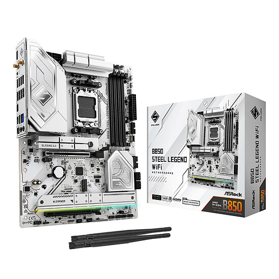 Carte mère ASRock B850 Steel Legend WiFi - Autre vue