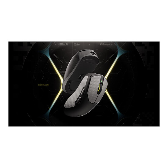 Souris PC Corsair Gaming Sabre V3 Pro PureVector Ultralight Ergo - Autre vue