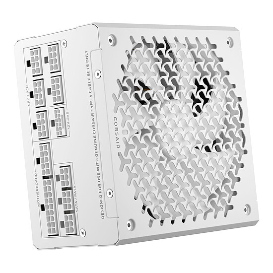 Alimentation PC Corsair RM1200e (2026) - Blanc  - Autre vue