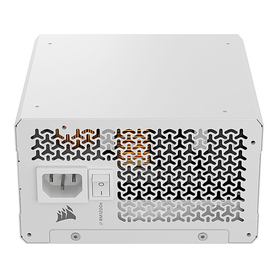 Alimentation PC Corsair RM1200e (2026) - Blanc  - Autre vue