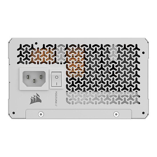 Alimentation PC Corsair RM1200e (2026) - Blanc  - Autre vue