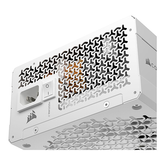 Alimentation PC Corsair RM1200e (2026) - Blanc  - Autre vue