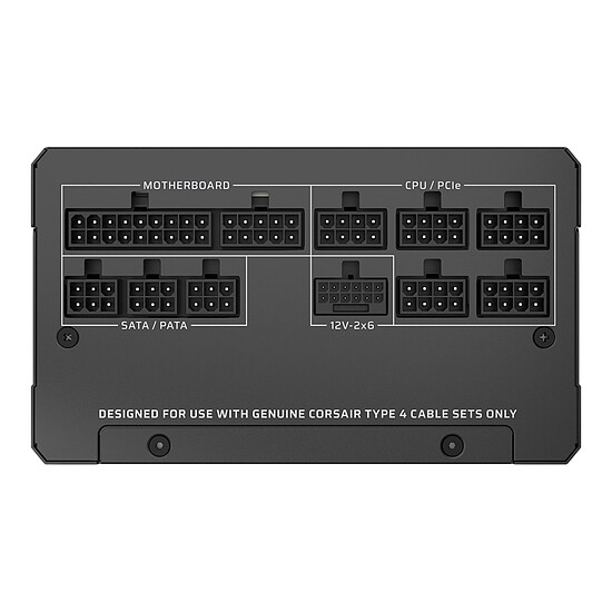 Alimentation PC Corsair RM1200e (2026) - Noir - Autre vue