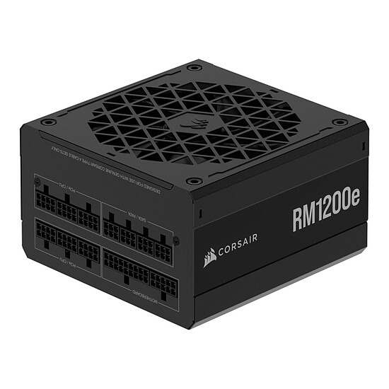 Alimentation PC Corsair RM1200e (2026) - Noir - Autre vue