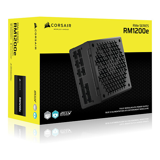 Alimentation PC Corsair RM1200e (2026) - Noir - Autre vue