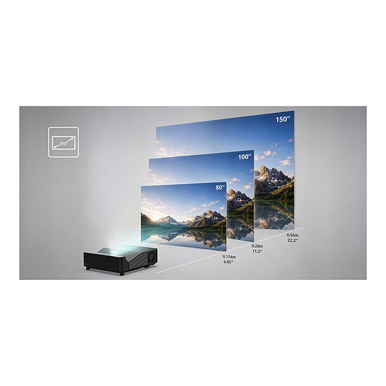 Vidéoprojecteur Optoma ZU600UST-B - DLP Laser - 6000 Lumens - Autre vue
