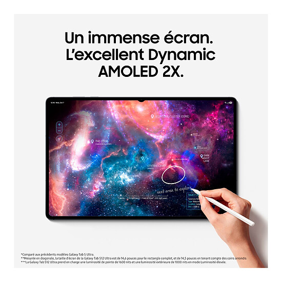 Tablette Samsung Galaxy Tab S12 Ultra 5G 256 Go Gris - Autre vue