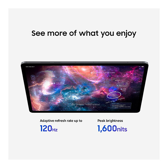 Tablette Samsung Galaxy Tab S12+ Wi-Fi 12.6" 256 Go Argent - Autre vue
