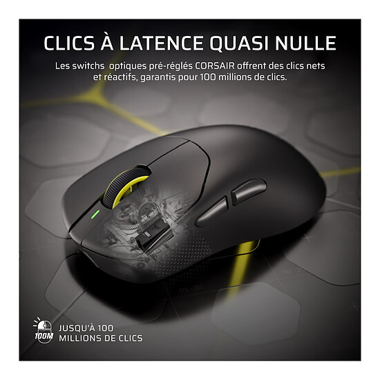 Souris PC Corsair Gaming Sabre V3 Pro PureVector Ultralight Ergo - Autre vue