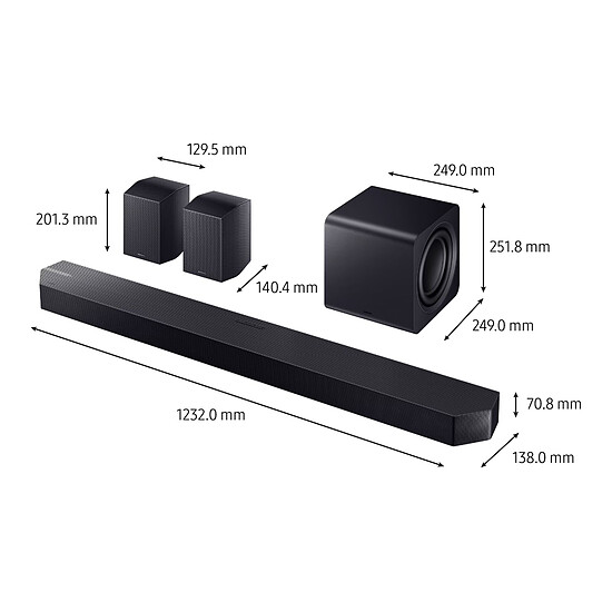 Barre de son Samsung HW-Q995H/XE (2026) - Autre vue