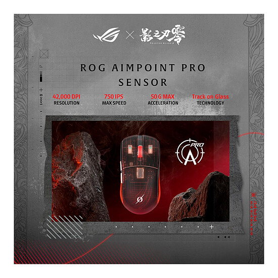 Souris PC Asus ROG Harpe II Ace Phantom Blade Zero Edition - Autre vue