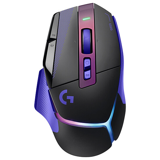 Souris PC Logitech G G502X Plus Noir/Pourpre - Autre vue