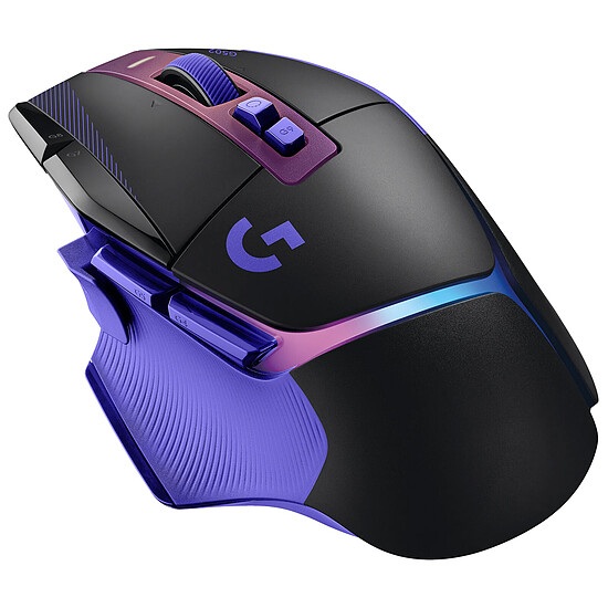 Souris PC Logitech G G502X Plus Noir/Pourpre - Autre vue