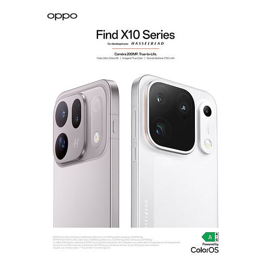 Smartphone OPPO Find X10 Gris Brume - 512 Go - 12 Go - Autre vue