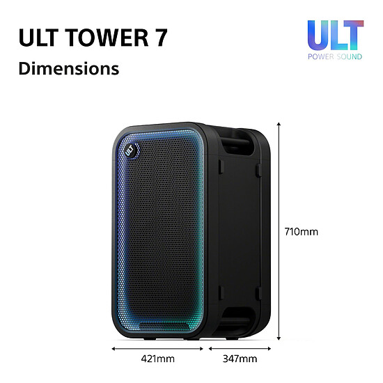 Enceinte de soirée Sony ULT Tower 7 - Autre vue