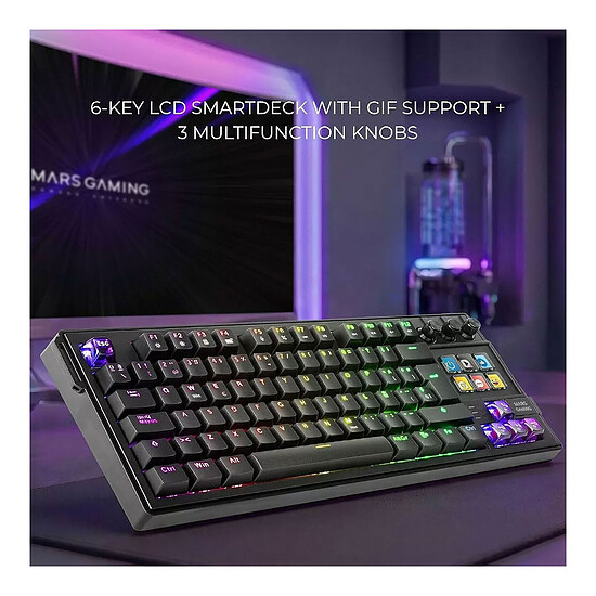 Clavier PC Mars Gaming MK-Master Noir - Autre vue