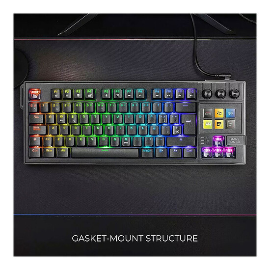 Clavier PC Mars Gaming MK-Master Noir - Autre vue