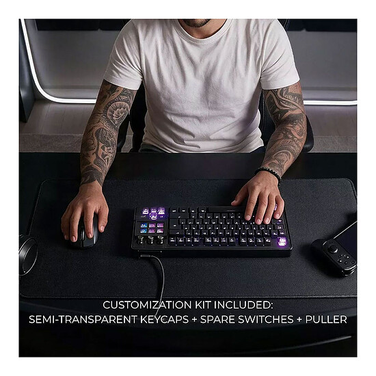Clavier PC Mars Gaming MK-Master Noir - Autre vue