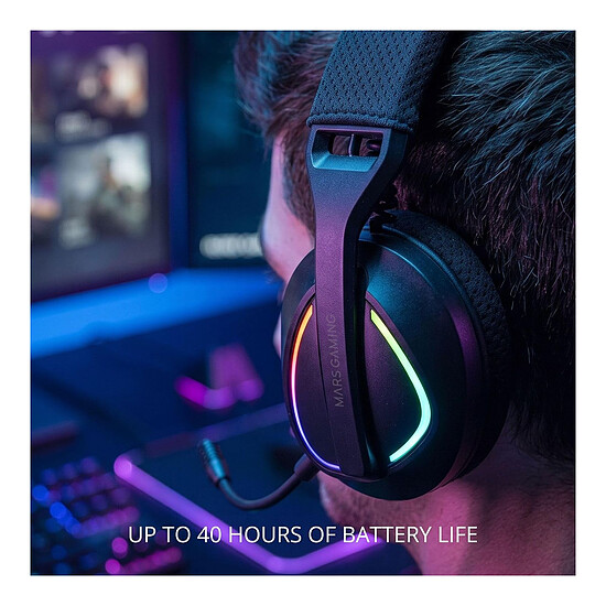 Casque micro Mars Gaming MHW-Quasar - Noir - Autre vue