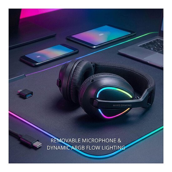 Casque micro Mars Gaming MHW-Quasar - Noir - Autre vue