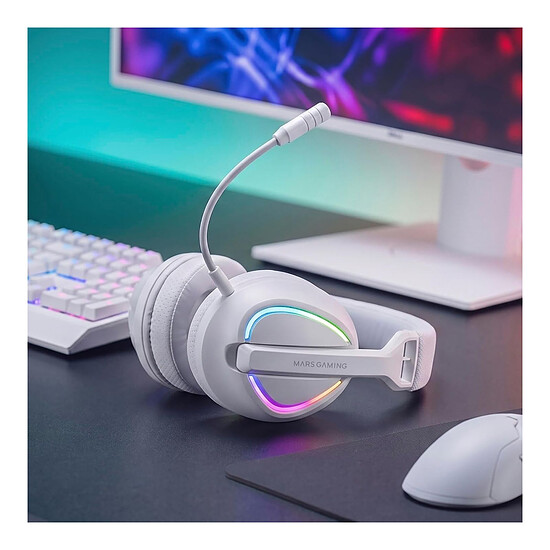 Casque micro Mars Gaming MHW-Quasar - Blanc - Autre vue