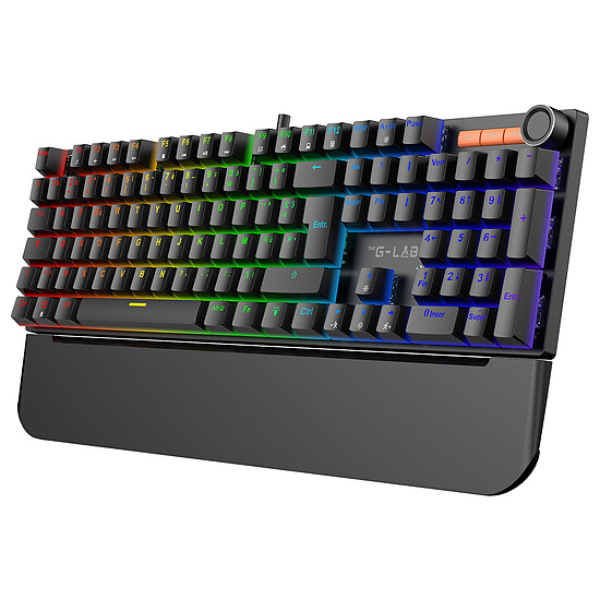 Clavier PC The G-Lab KEYZ Carbon Pro - Noir - Autre vue