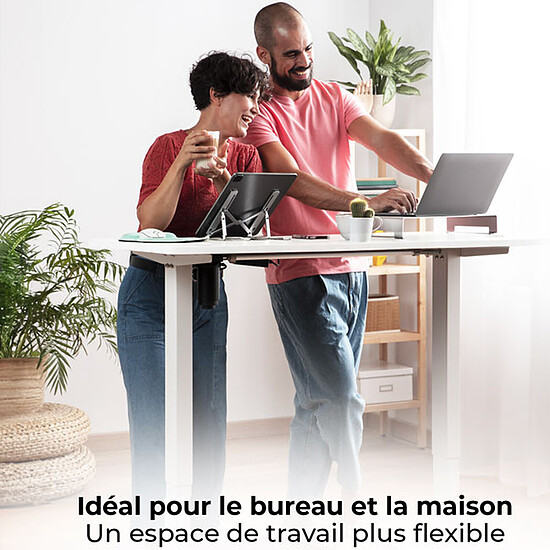 Bureau gamer Advance Flexdesk White 160 - Autre vue