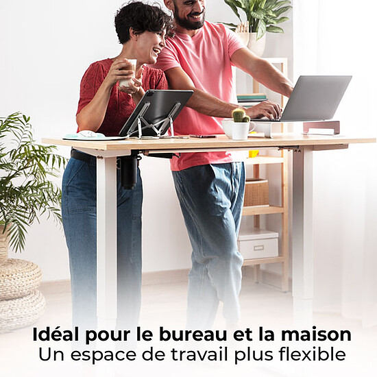 Bureau gamer Advance Flexdesk Light OAK 160 - Autre vue