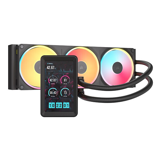Watercooling AIO Corsair iCUE LINK TITAN II 360 Ultra LX LCD Noir - Autre vue