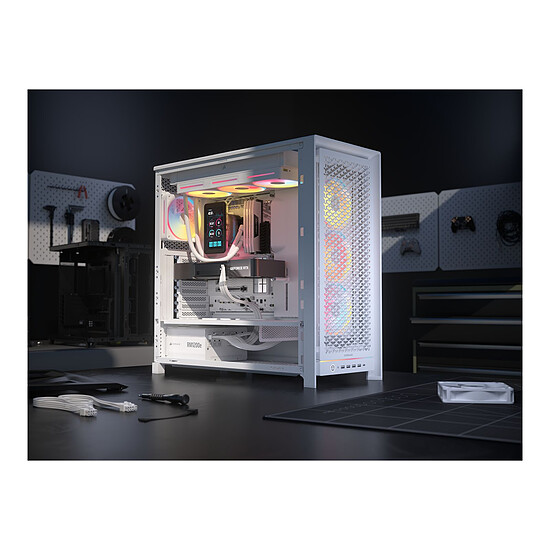 Watercooling AIO Corsair iCUE LINK TITAN II 360 Ultra LX LCD Blanc - Autre vue