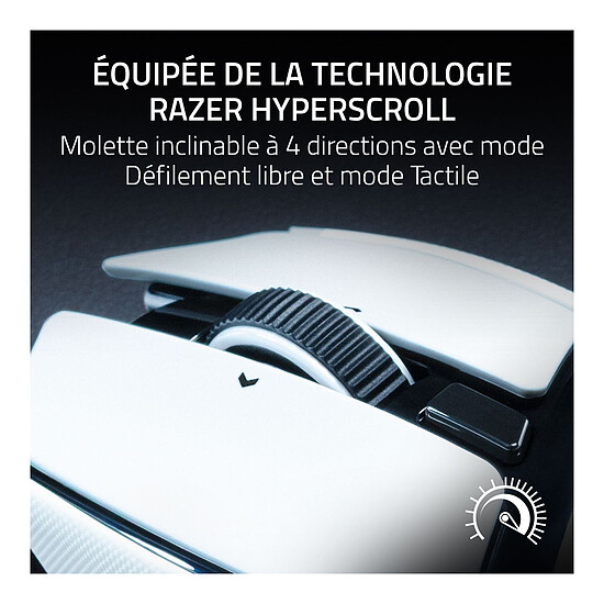 Souris PC Razer Basilisk v4 HyperSpeed Blanc - Autre vue