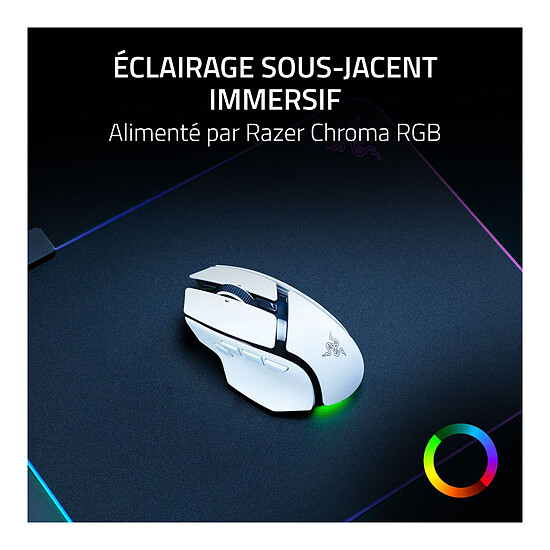 Souris PC Razer Basilisk v4 HyperSpeed Blanc - Autre vue