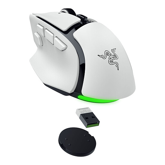 Souris PC Razer Basilisk v4 HyperSpeed Blanc - Autre vue