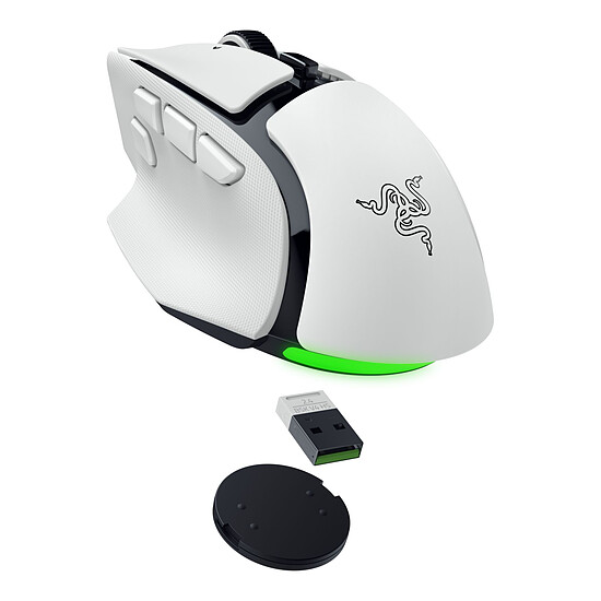 Souris PC Razer Basilisk v4 HyperSpeed Blanc - Autre vue