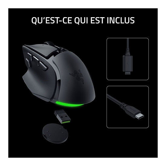 Souris PC Razer Basilisk v4 HyperSpeed Noir - Autre vue