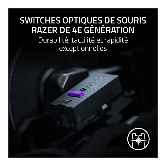Souris PC Razer Basilisk V4 Pro Blanc - Autre vue
