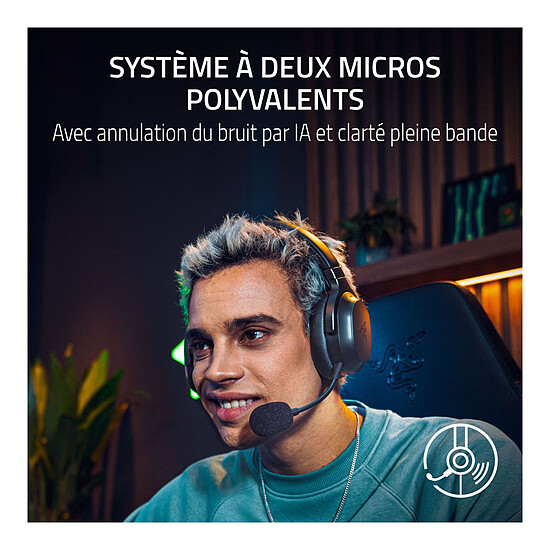 Casque micro Razer Barracuda V2 Pro Noir - Autre vue