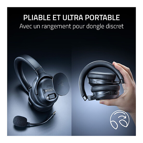 Casque micro Razer Barracuda V2 Pro Noir - Autre vue