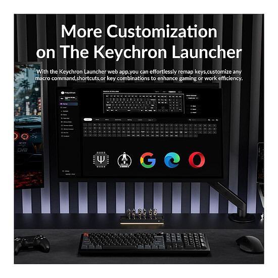 Clavier PC Keychron V6 Ultra 8K - Autre vue