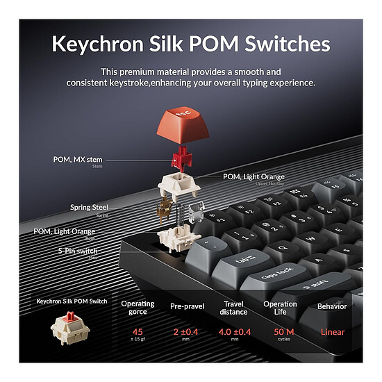 Clavier PC Keychron V6 Ultra 8K - Autre vue