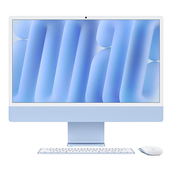 Mac et iMac Apple iMac M6 (2026) 24" 16 Go 256 Go Bleu (MH1H4FN/A) - Autre vue
