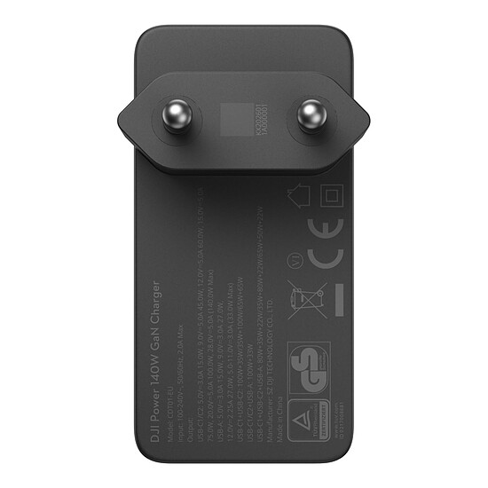 Chargeur DJI Power Charging Combo 140W GaN + Câble 1m - Autre vue
