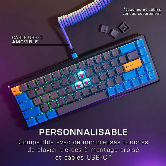 Clavier PC Turtle Beach Vulcan II Mini - Noir - Autre vue