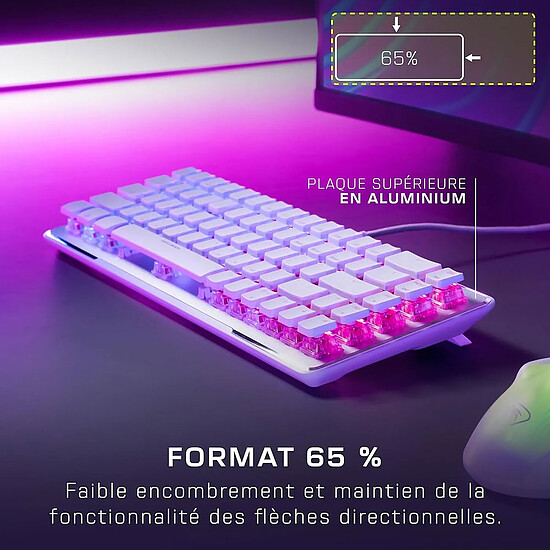 Clavier PC Turtle Beach Vulcan II Mini - Blanc - Autre vue