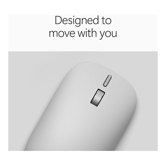 Souris PC Microsoft Surface Mouse - Platine (2e édition) - Autre vue