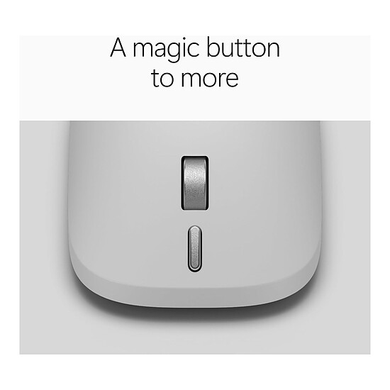 Souris PC Microsoft Surface Mouse - Platine (2e édition) - Autre vue